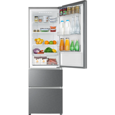 Fridge Freezers Haier HTR3619FNMP Silver, Stainless Steel