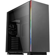 AeroCool Glo Case Middle Tower Tempered Glass Panel Rgb Light