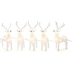 Konstsmide Acrylic Reindeer Christmas Lamp 19cm 5pcs