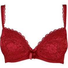 Pour Moi Rebel Padded Plunge Bra - Red