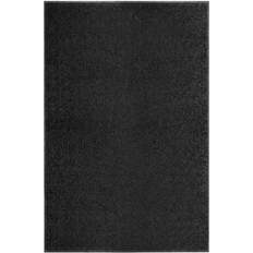vidaXL Deurmat Wasbaar 120x180 cm Zwart