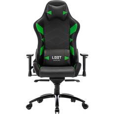 L33T Elite V4 Gaming Chair - Black/Green