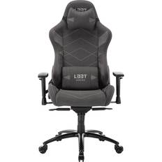 L33T Justerbart armlen Gaming stoler L33T Elite V4 Gaming Chair - Dark Grey