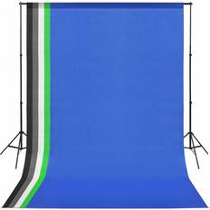 Photo Studio Kit with 5 Coloured Backdrops