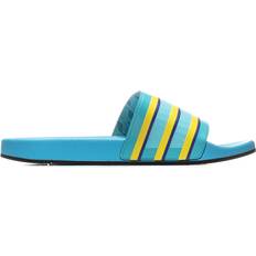 adidas Adilette Premium - Light Aqua/Bright Yellow/Purple