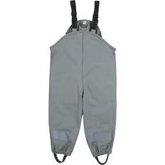 Kid's Rain Bib Unlined Pants - Blue/Gray