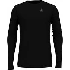 Odlo Natural Merino Warm Long-Sleeve Baselayer Top Men - Black