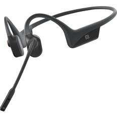 Abiertas (Conducción ósea) - Diadema Auriculares Shokz OpenComm ASC100B Wireless Bone Conduction Headset Bluetooth 5.0 Noise Canceling NFC IP55 Black