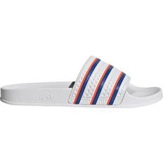 Polyurethan - Unisex Slides Adidas Adilette - Cloud White/Blue/Solar Red