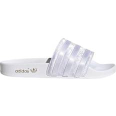 Adidas Adilette - Cloud White/Cloud White/Gold Metallic