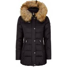 RockandBlue Beam Mid Jacket - Black/Natural (Faux Fur)