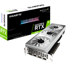 GeForce RTX 3070 - Nvidia GeForce Schede Grafiche Gigabyte GeForce RTX 3070 8GB GDDR6 PCI-E 4.0 / 2 x HDMI / 2x Display Port VISION OC 8G