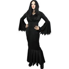 I Love Fancy Dress Gothic Black Vampiress Dress