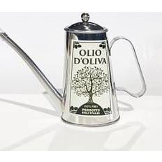 Med handtag - Rostfritt stål Olje- & Vinägerbehållare Olio d'oliva Alberi Olje- & Vinägerbehållare 50cl