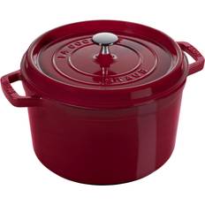 Gjutjärn Grytor på rea Staub La Cocotte med lock 4.8 L 24 cm