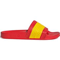 Adidas Polyurethane Slides Adidas Adilette - Red/Yellow/Red