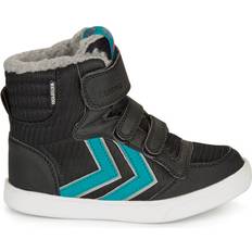 Hummel Stadil Poly Boot Mid Jr - Black/Lake Blue