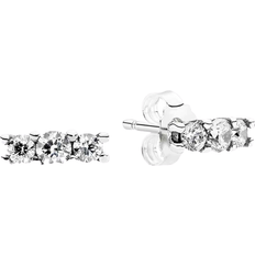 Pandora Sparkling Elegance Earrings - Silver/Transparent