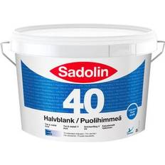 Træ og metal maling 40 Sadolin 40 Metalmaling, Træmaling Hvid 2L