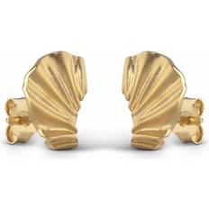 Mini Wave Earrings - Gold