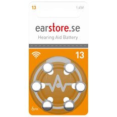 Hearing Aid Battery Size 13 6-pack