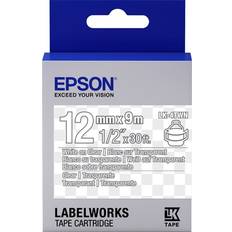 Epson LabelWorks White on Clear