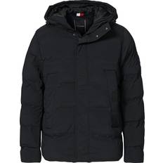 Tommy Hilfiger M - Men Jackets Tommy Hilfiger Padded Hooded Stretch Bomber Jacket - Black