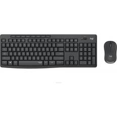 Draadloos - Muis Inbegrepen - Radio (RF) Toetsenborden Logitech MK295 Silent Wireless Keyboard and Mouse Combo