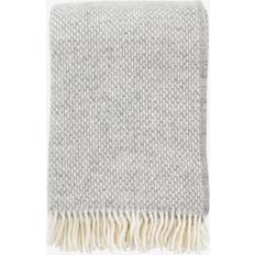 Klippan Yllefabrik Preppy Coperta Grigio (200x130cm)