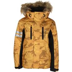 Lindberg Camo Jacket Yellow Unisex