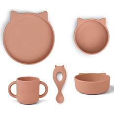 Liewood Vivi Cat Silicone Tableware 4-Pack