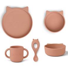 Vivi Cat Silicone Tableware 4-Pack