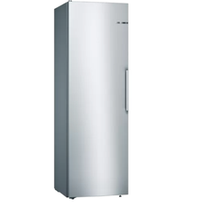 Bottle Rack Freestanding Refrigerators Bosch KSV36VLEP Grey, Silver, Stainless Steel