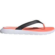 44 ⅔ Flip-Flops Adidas Comfort Flip-Flops - Core Black/Cloud White/Signal Coral