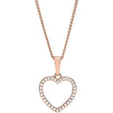 Joanli Nor Aida Necklace - Rose Gold/Transparent