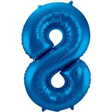 Folat Foil Ballons Number 8 Blue