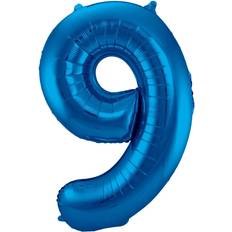 Folat Foil Ballons Number 9 Blue