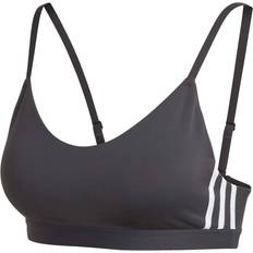 Yoga Ropa interior Adidas All Me 3 Stripe Bra Black/White Female