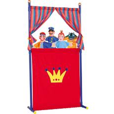 Simba Large Puppet Theater with 4 Hand Puppets