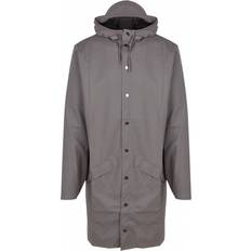 Rains Long Jacket Unisex - Charcoal