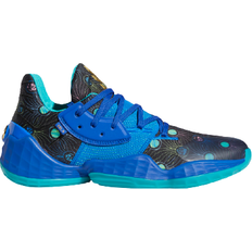 Adidas Gold Basketball Shoes adidas Harden Vol. 4 M - Glow Blue/Royal Blue/Gold Metallic