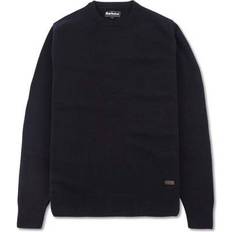 Barbour Maglioni Barbour Elbow Patch Crewneck Sweater - Navy