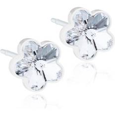 Blomdahl flower Blomdahl Flower Earrings - White/Transparent