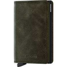 Groen Kaarthouders Secrid Slimwallet - Vintage Olive/Black