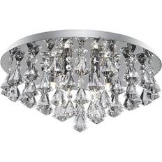 Crystal Chandeliers Pendant Lamps Searchlight Hanna Pendant Lamp 45cm