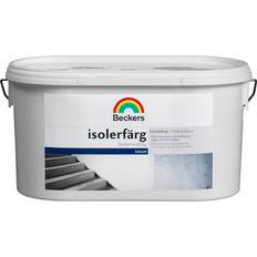 Beckers Isolerfärg Primer Matte Takfärg, Väggfärg Vit 4L
