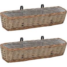 Balcony planter box vidaXL Balcony Planter Box Plantekasse