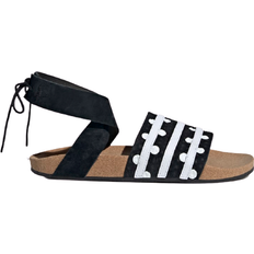 Adidas Laced Slippers & Sandals adidas Adilette Ankle Wrap Sandals - Core Black/Off White/Core Black