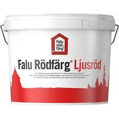 Falu Rödfärg Målarfärg Falu Rödfärg Original Wood Paint Optional Colour Matte Träfärg Valfri Kulör, Röd 5L