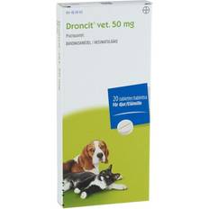 Droncit BAYER Animal Health Droncit Vet 50mg 20 Tablets